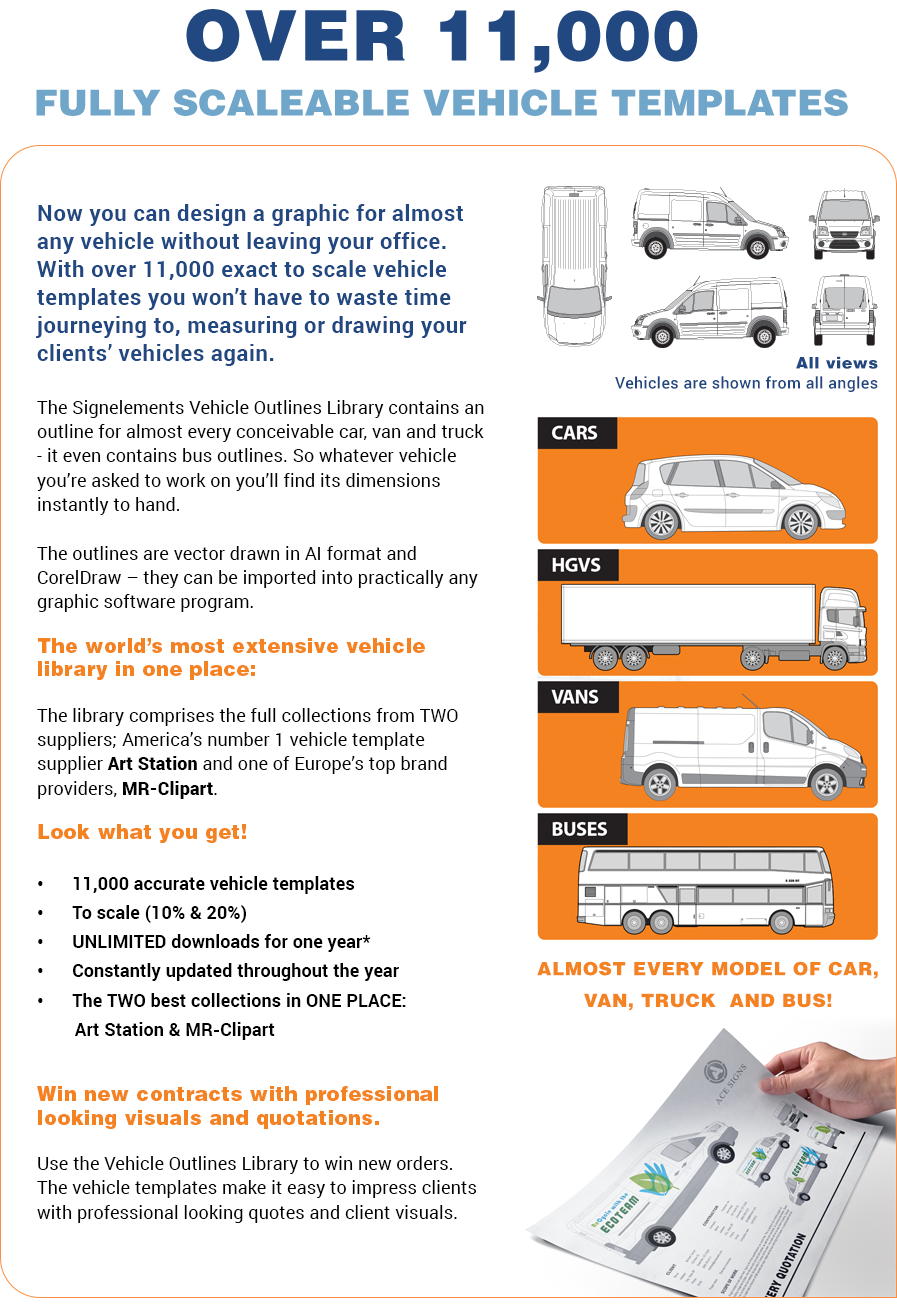 signpig over 11 000 vehicle templates at signelements art station vehicle templates