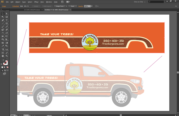 Vehicle wrap software